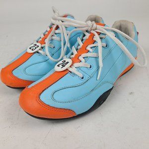 Hunziker Steve McQueen Driving Shoes Gulf Racing Porsche 917 #23 #24 Size US 5